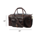 leather duffel bag