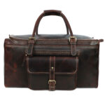 leather duffel bag