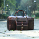 leather duffel bag