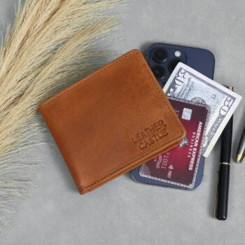 Men's Leather Wallet – Slim, Stylish & RFID Protected