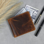 Premium Leather Wallet for Men and Women – Slim Bifold RFID Blocking Card Holder