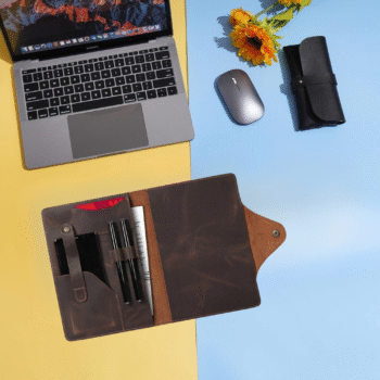 Leather Journal Cover Comes with Organizer
